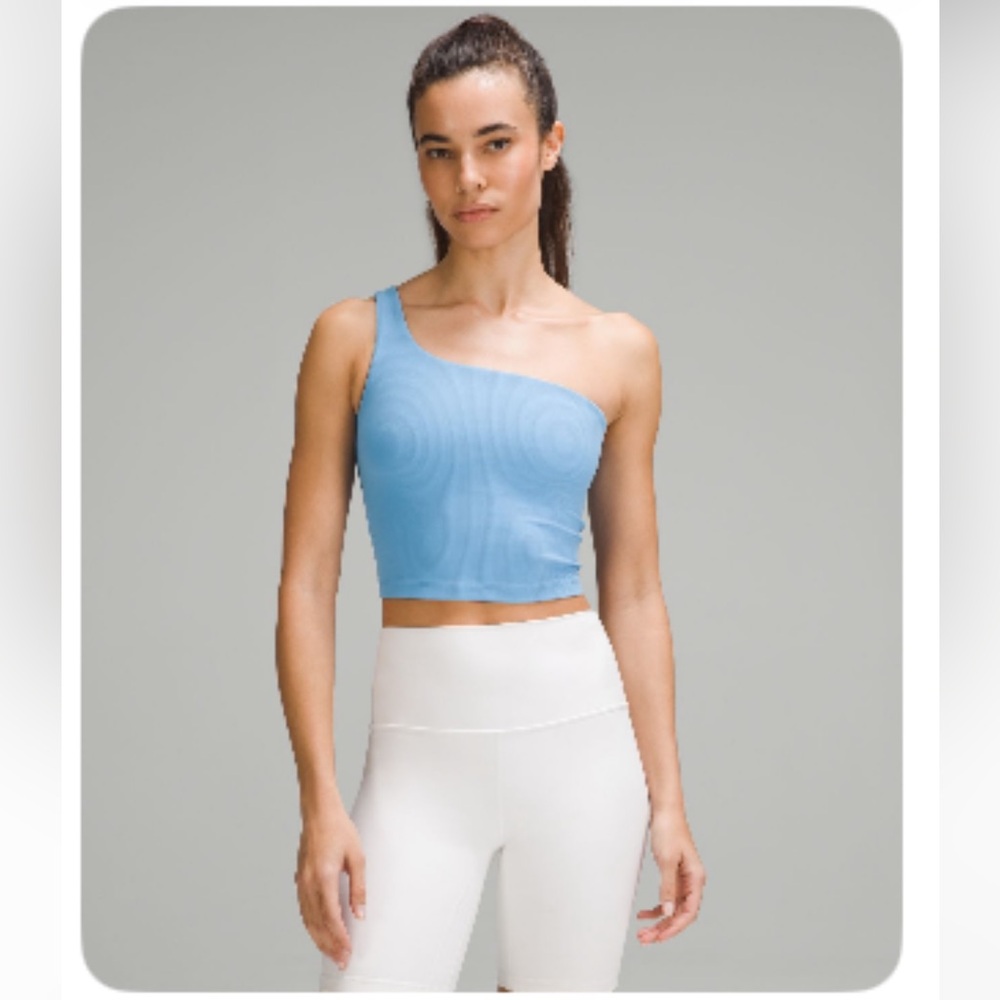 Ribbed Nulu One Shoulder Yoga Tank
